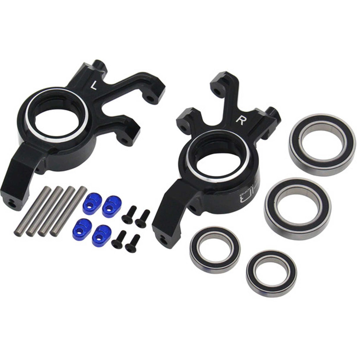 Hot Racing XMX21M01 Aluminum Steering Blocks Over Size Bearing
