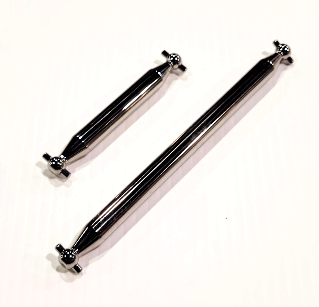 IronManRc Hobao GTB Ejes de transmisión centrales de TITANIO LARGO 10 mm (PAR)