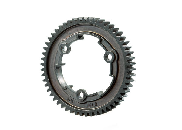 Traxxas 6449R Spur gear, 54-tooth, steel (wide-face, 1.0 metric pitch)