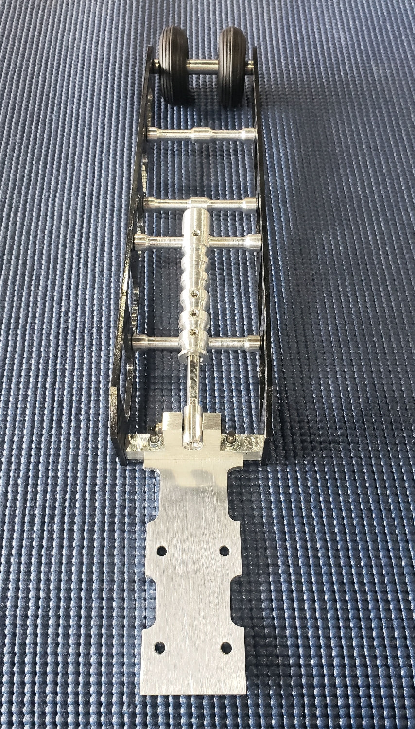 Hobao GTB/GTLE escala 1/8 Drag Racing DUAL Wheelie Bar 12 pulgadas estilo riel