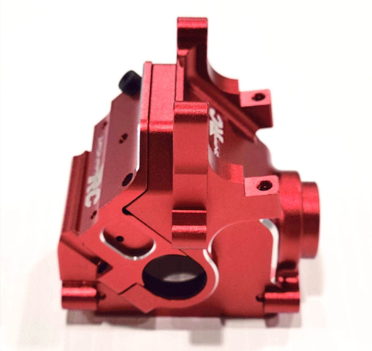 IronManRc Caja de diferencial de aluminio ROJA con cubierta para TODOS los autos Arrma 6s