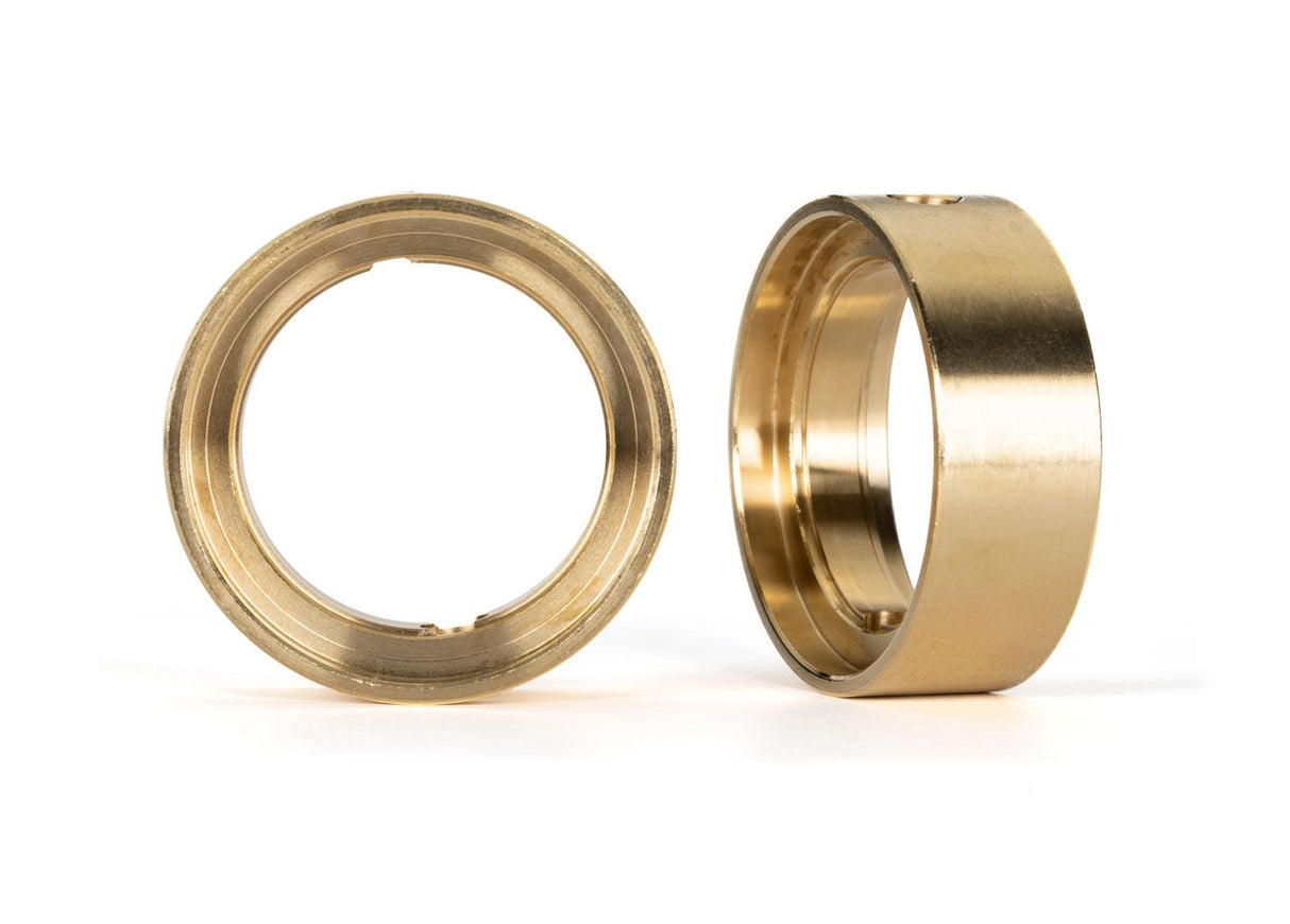 TRAXXAS 9780 WEIGHT WHEELS BRASS 31G Wheel weights, brass (31 grams) (2) (requir