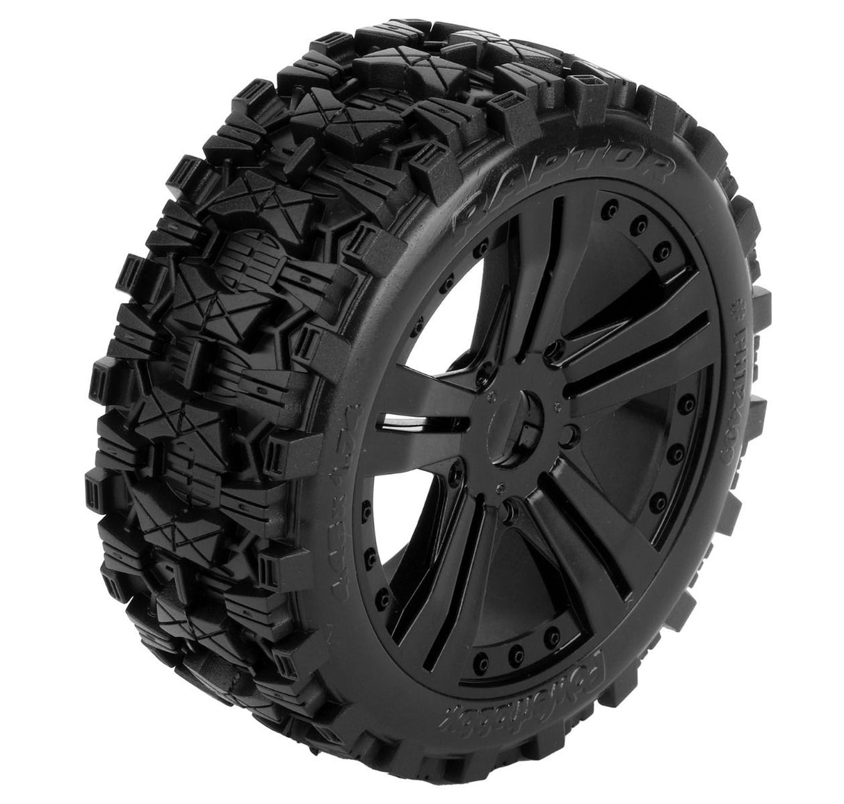 Powerhobby PHT2409CB Raptor 1/8 Buggy Belted All Terrain Mounted Tires 17MM
