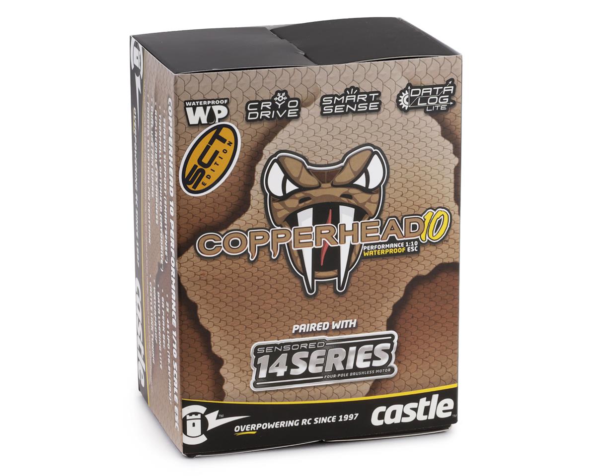 Castle Creations 010-0166-15 Copperhead 10 1/10 Sensored Combo w/1412 2100