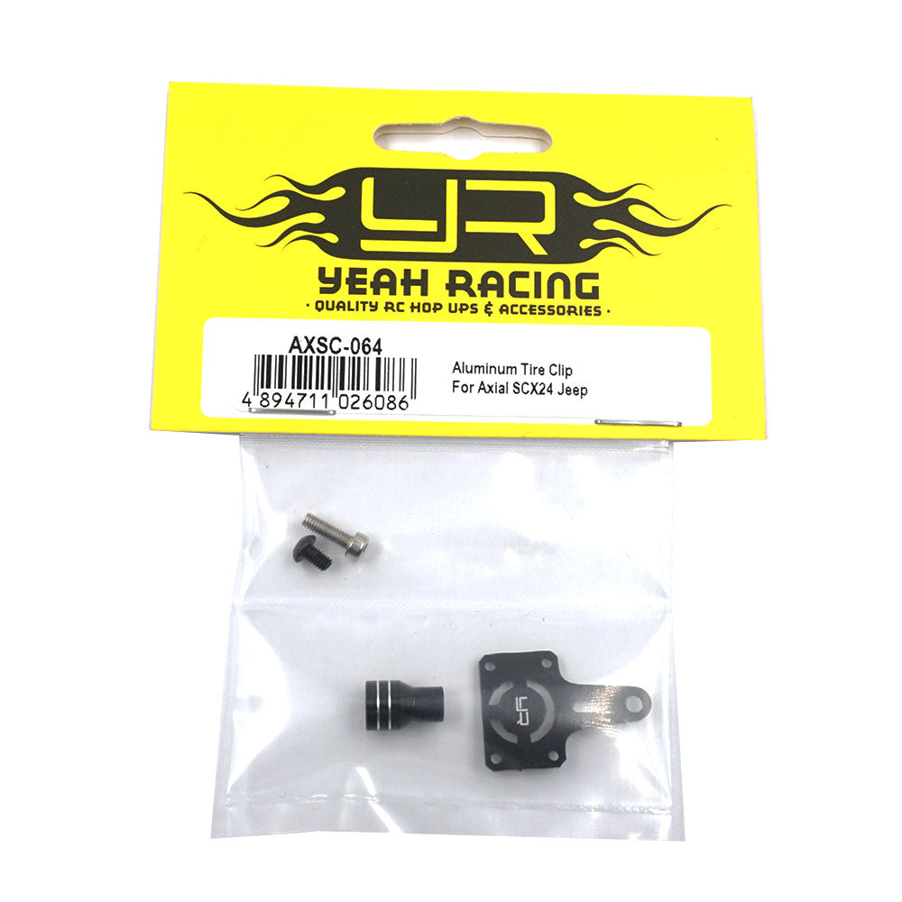 Yeah Racing PORTE-PNEU DE SECOURS EN ALUMINIUM POUR JEEP AXIAL SCX24 1/24 RC