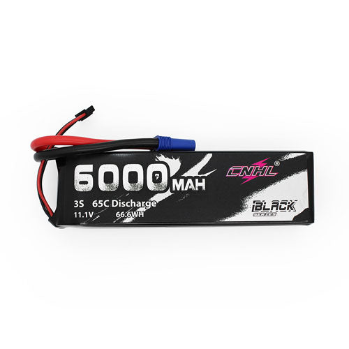 CNHL Black Series 6000mAh 11.1V 3S 65C Batería Lipo para Avión Helicóptero Jet