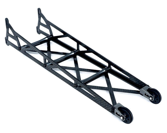 DragRace Concepts 390-0003 10" Slider Wheelie Bar w/Plastic Wheels (Grey)
