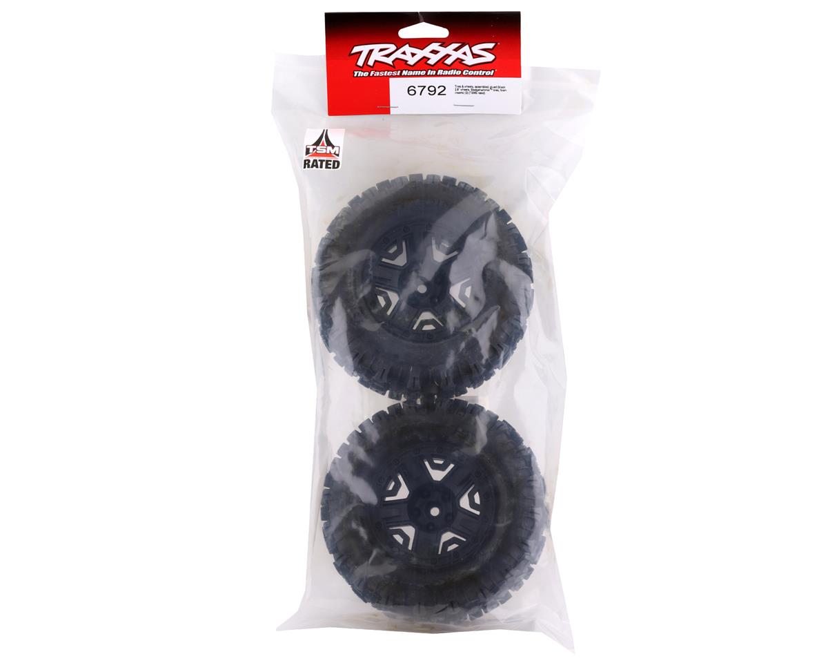 Traxxas 6792 Sledgehammer 2,8" Pneus pré-montés avec hexagone de 12 mm (2) (Noir)