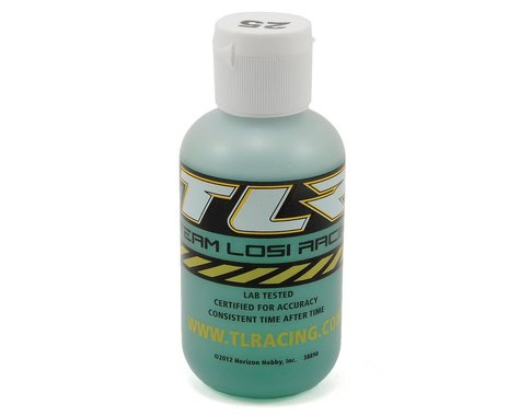 Huile d'amortisseur en silicone Team Losi Racing (4oz) (25wt)