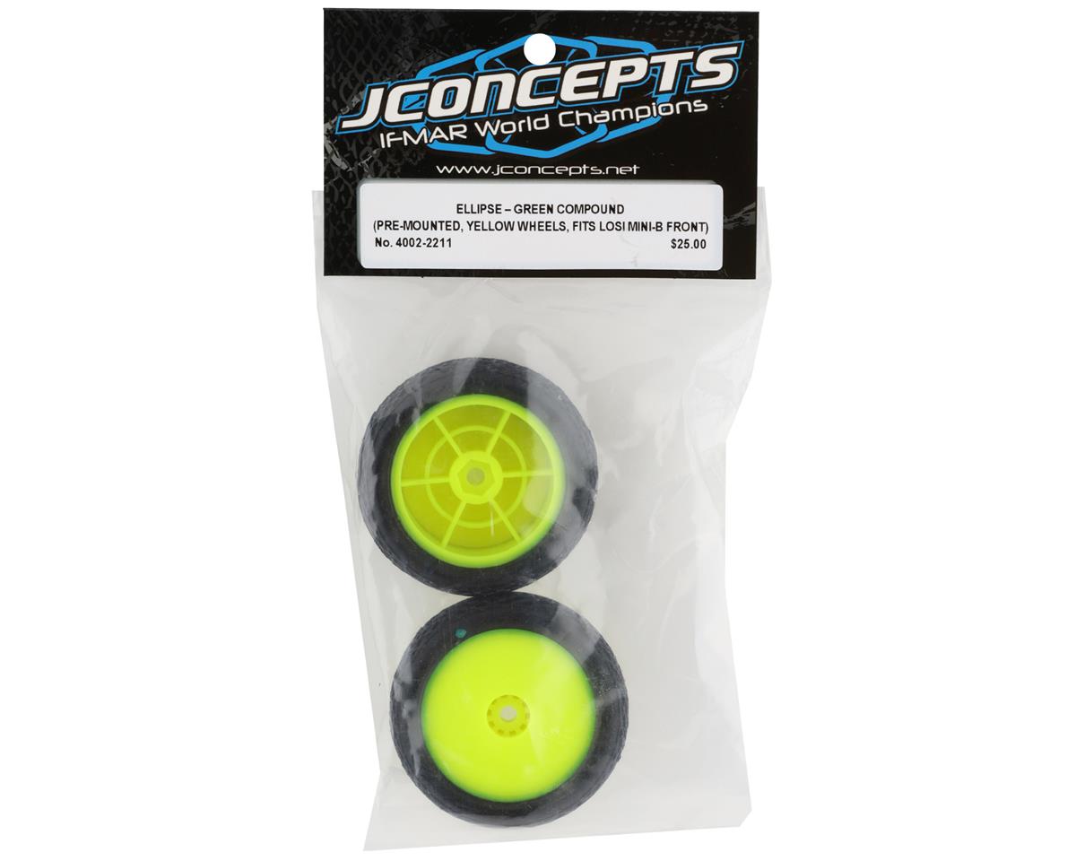 JConcepts 4002-2211 Mini-B Ellipse Pneus avant pré-montés