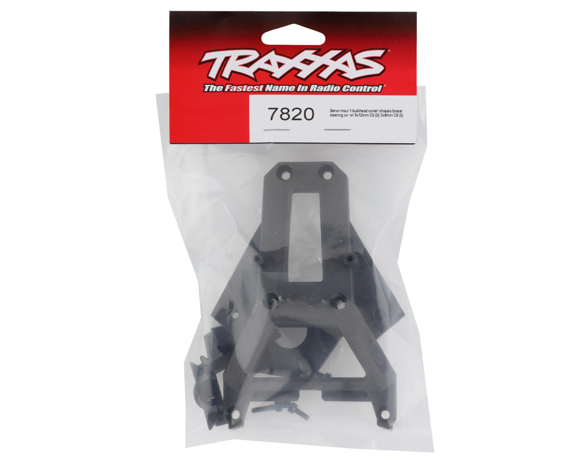 Traxxas 7820 XRT Servo Mount, Bulkhead Cover & Chassis Brace