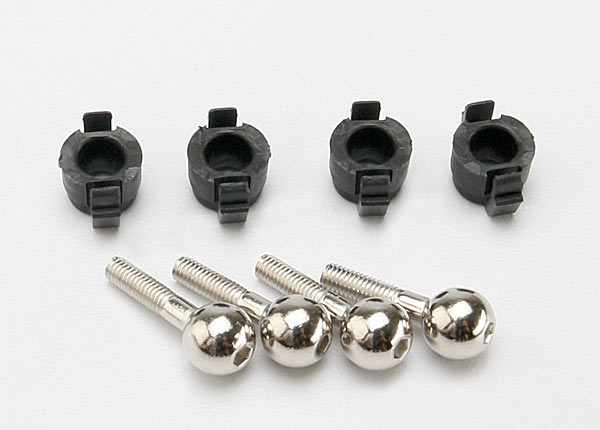 Traxxas 7033 Bolas de pivote (4)/tapas de bolas de pivote (4)