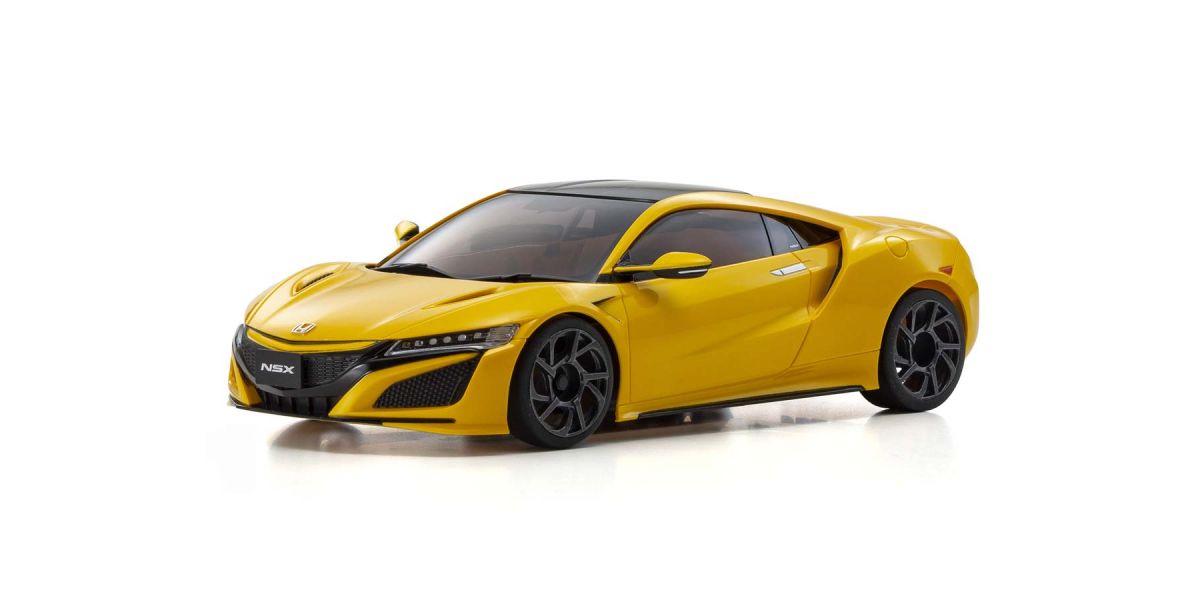 KYOSHO KYO32322Y Mini Z Honda NSX 130R Readyset MR-03 RWD, Amarillo Perla II
