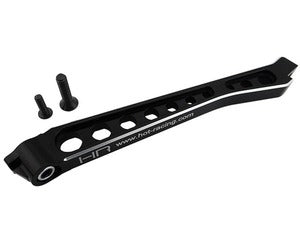 HOT RACING AON28C01 Soporte de chasis delantero de aluminio, negro, para Arrma Kraton Senton