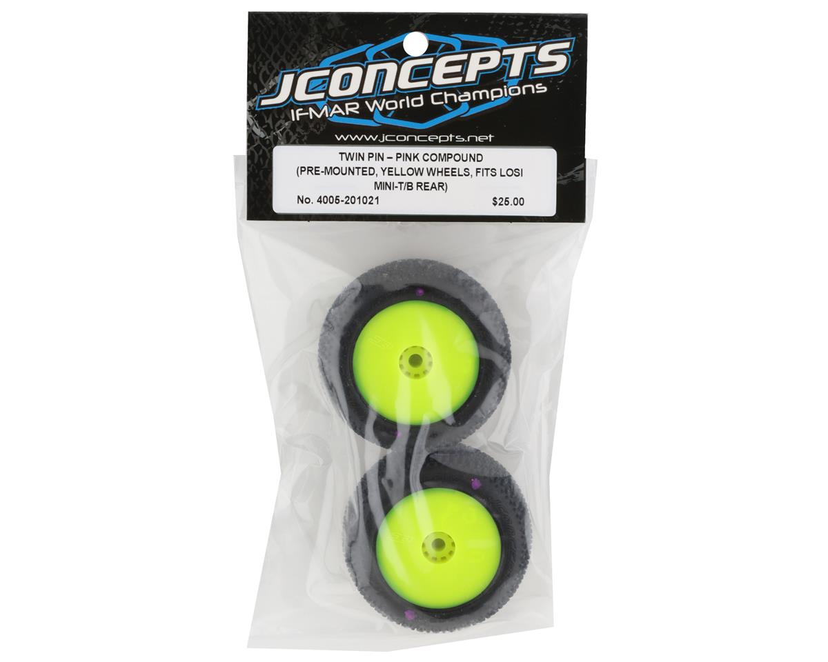 JConcepts 4005-201021 Mini-B/Mini-T 2.0 Twin Pin Pre-Mounted Rear Tires