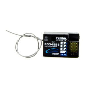 Futaba R334SBS TFHSS SR S.Bus2 HV 4-Channel 2.4GHz Receiver