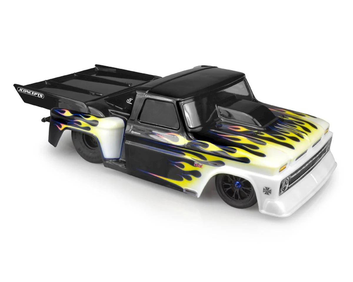 JConcepts 0373 1966 Chevy C10 Step-Side Street Eliminator Drag Racing Body