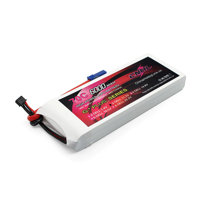 CNHL 600703EC5 G+Plus 6000mAh 11.1V 3S 70C Lipo Battery with EC5 Plug