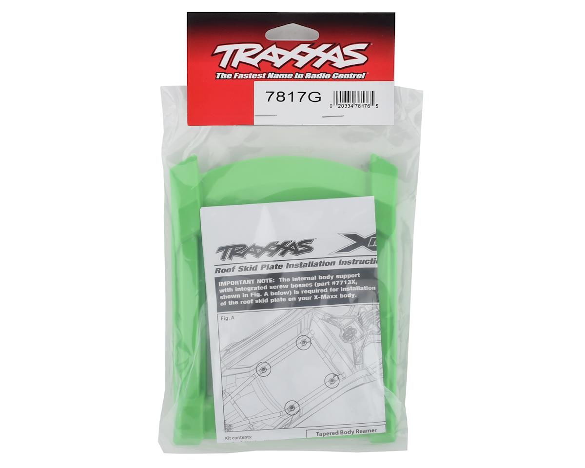 Traxxas 7817G X-Maxx Plaque de protection de toit (Vert)