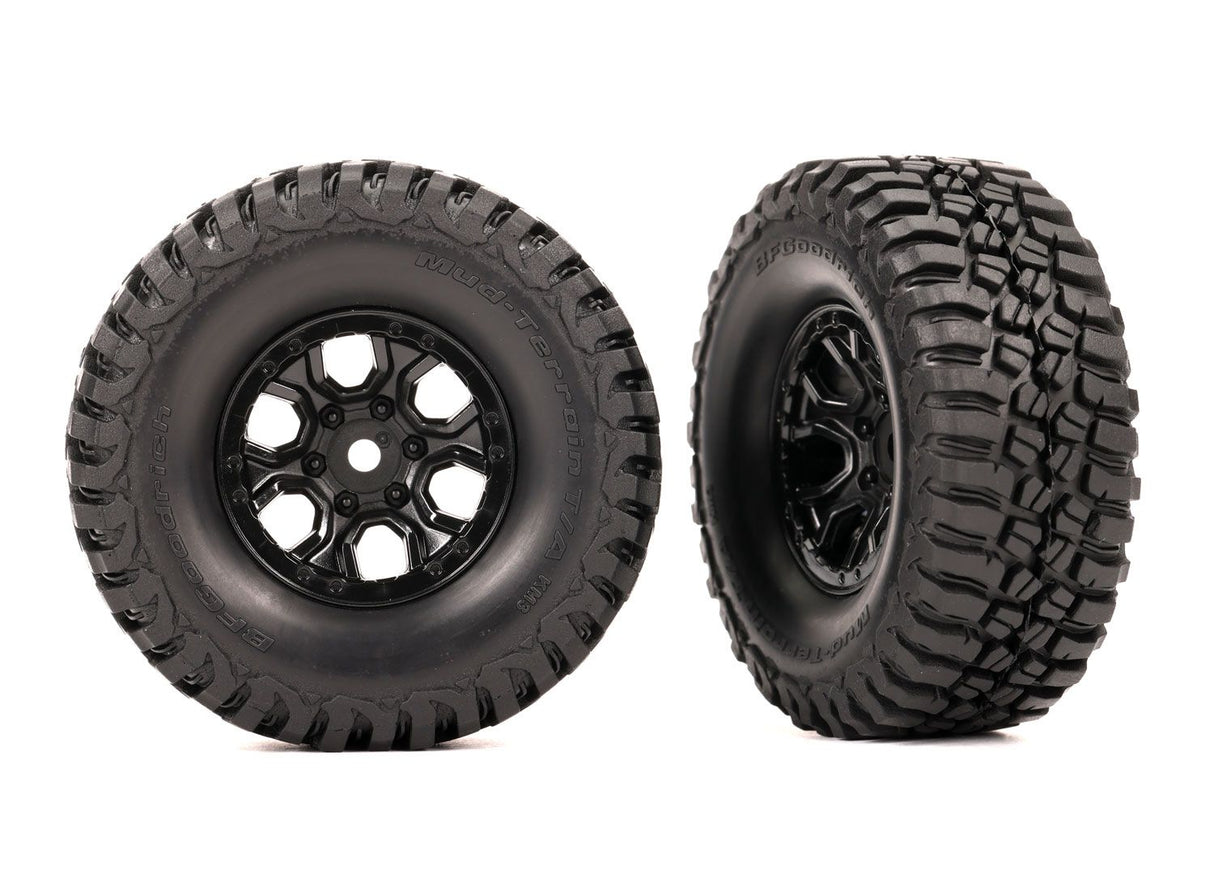 TRAXXAS 9774 T&W BLK 1.0 WHL, BFG MT TA KM3