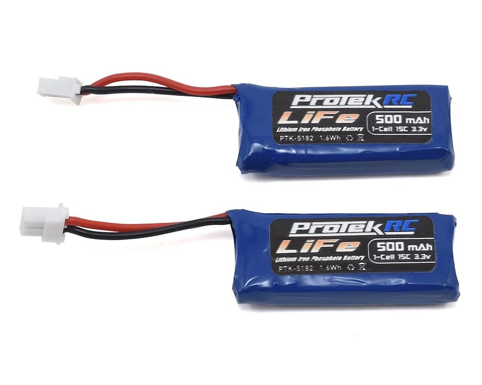 ProTek PTK-5182 RC 2x1S Sport Race 15C Stick LiFe (3.3V/500mAh) (Kyosho Mini-Z)