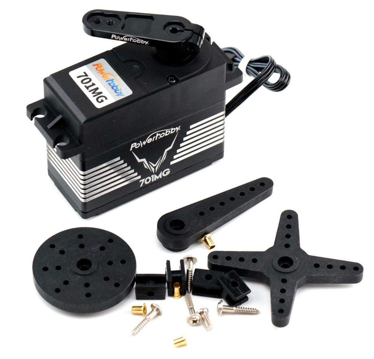 Powerhobby 701MG 1/5 70kg servo à engrenages métalliques à couple élevé étanche