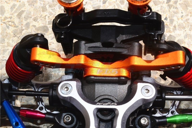 Torres de amortiguador trasero de aluminio GPM TRAXXAS 4WD GT4 TEC 2.0 - Juego de 5 piezas - GPM GT030 [G