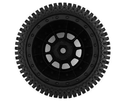JConcepts Choppers Pre-Mounted Monster Truck Tires w/Hazard Wheel (Black) (2) (P