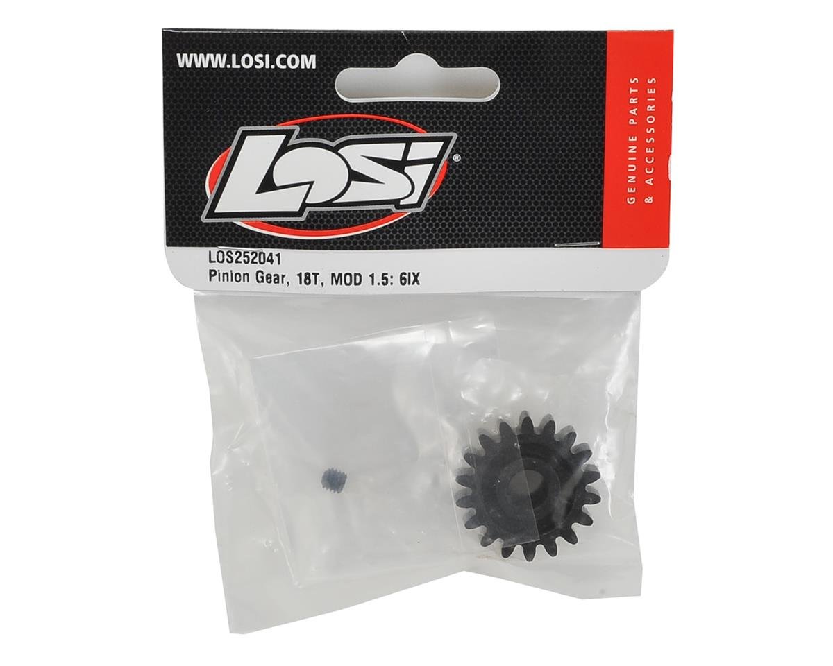 LOSI LOS252041 Losi 8mm Bore Mod 1.5 Pinion Gear (18T)