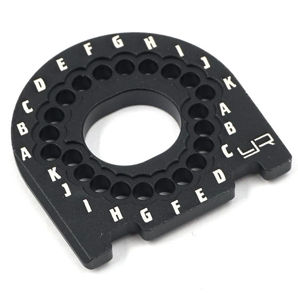 Yeah Racing TEC4-009BK Aluminum Motor Mount Black For Traxxas Ford GT 4 Tec 2.0