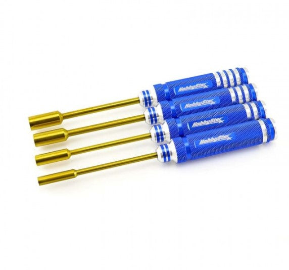 HOBBYSTAR 420-10-120 4PC. JUEGO DE LLAVES PARA TUERCAS, RECUBIERTAS TINI, MÉTRICAS