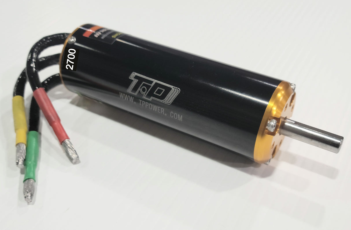 MOTOR BRUSHLESS TP POWER 4080 SVM 2700 kv 6s - 8s