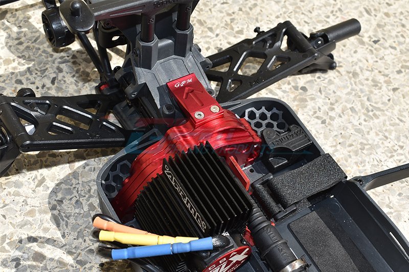 GPM ARRMA KRATON 4X4 4S BLX Aluminum Rear Gear Protection Motor Mount - 10pc set