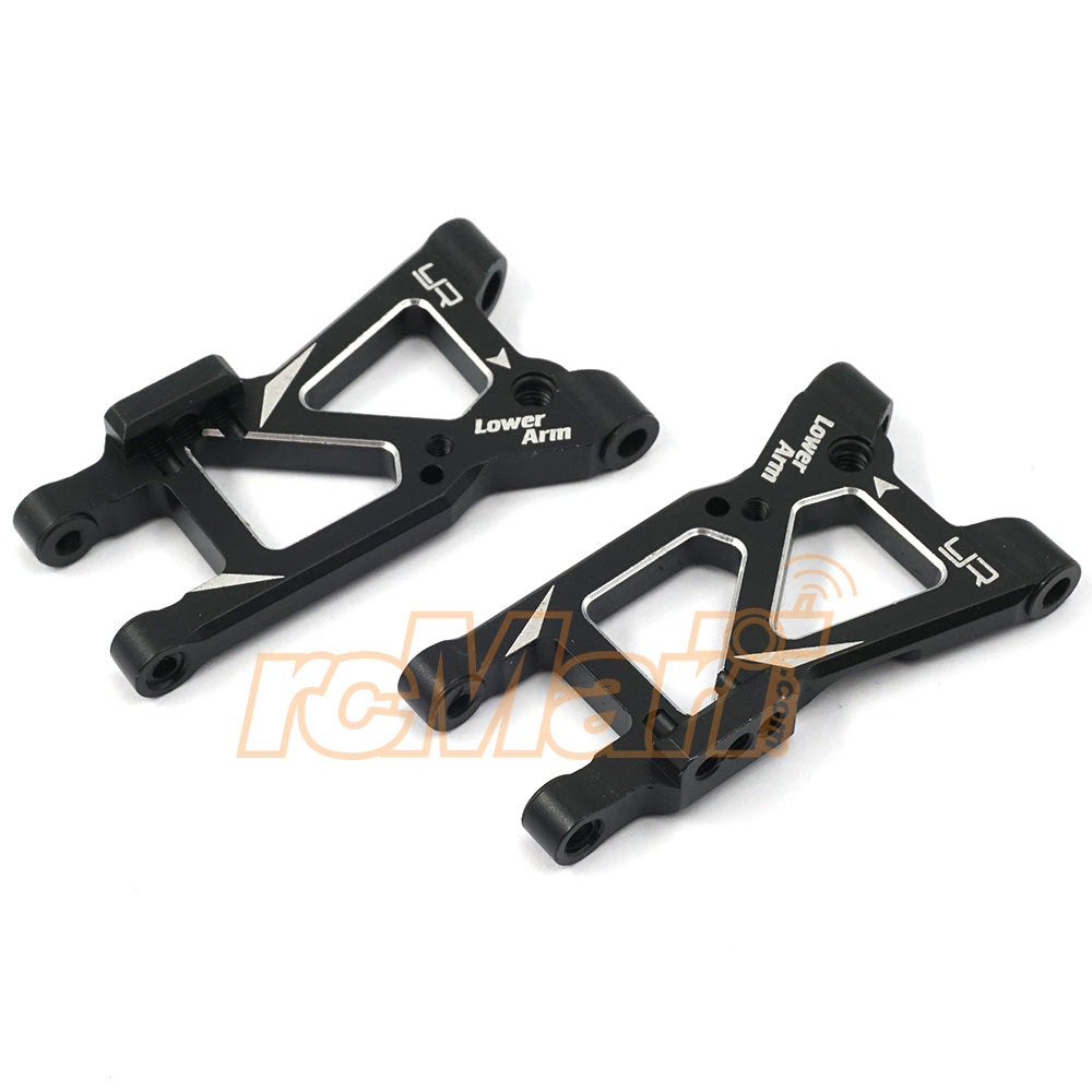 Yeah Racing TEC4-002BK ENSEMBLE DE BRAS INFÉRIEURS ARRIÈRE EN ALUMINIUM NOIR