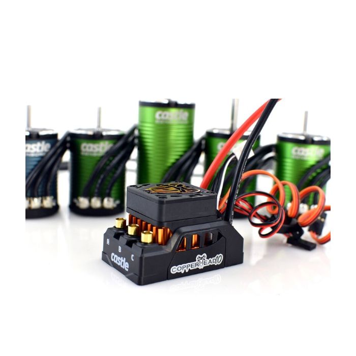 Castle Creations 010-0166-09 Copperhead 10 Waterproof 1/10 Combo w/1412 3200kv