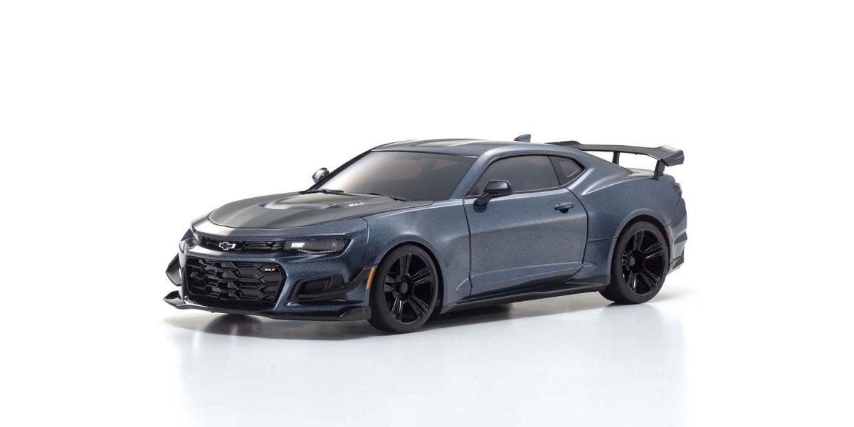 MINI-Z KYO32339GM RWD Chevrolet Camaro ZL1 1LE Shadow Gray Metallic w/LED Lights