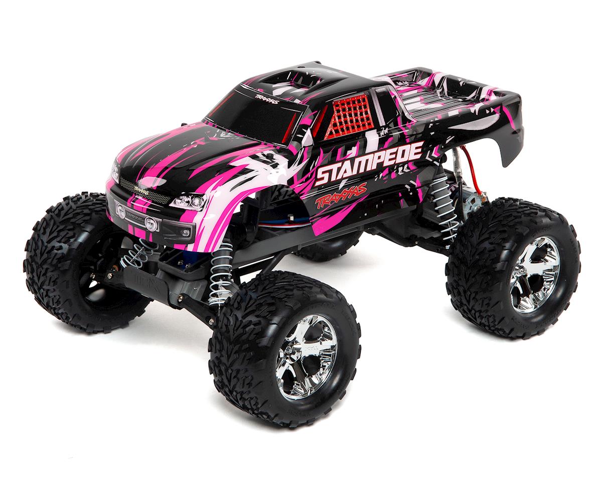 Camión monstruo Traxxas Stampede 1/10 RTR (rosa)