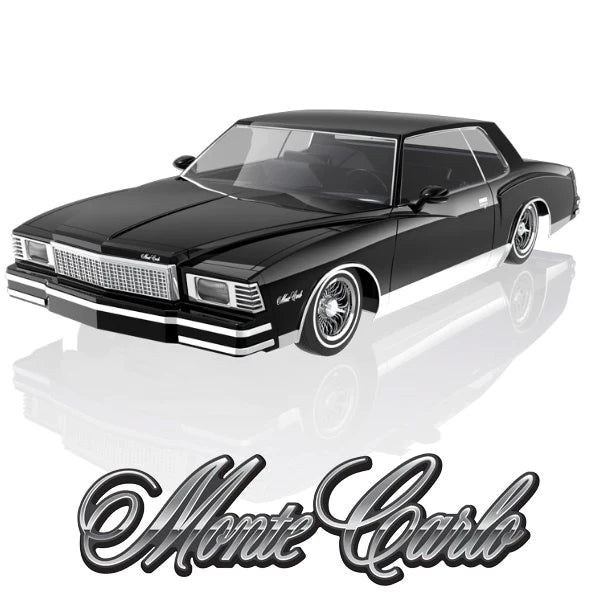 REDCAT RACING RER15255 Carlo RC Car - 1:10 1979 Chevrolet Monte Car BLACK