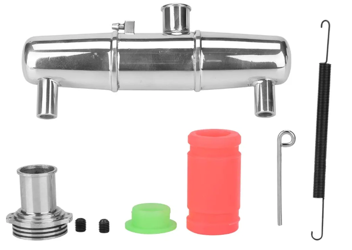 IRonManRc Tuyau d'échappement arrière universel double réglé 1/10 1/8