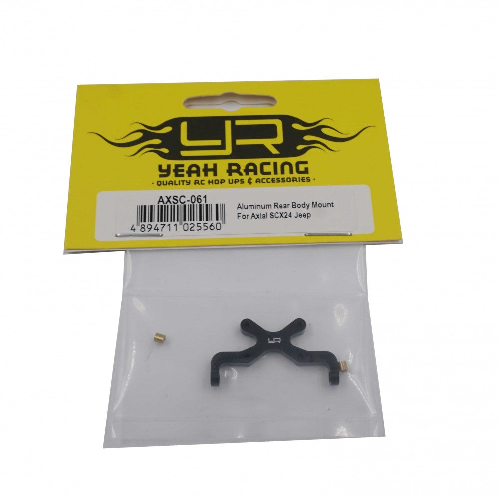 Yeah Racing AXSC-061 SOPORTE DE CUERPO TRASERO DE ALUMINIO PARA JEEP AXIAL SCX24
