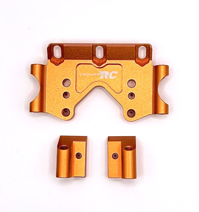IRonManRc Traxxas Aluminium ORANGE Cloison Avant 2WD Slash Stampede Rustler