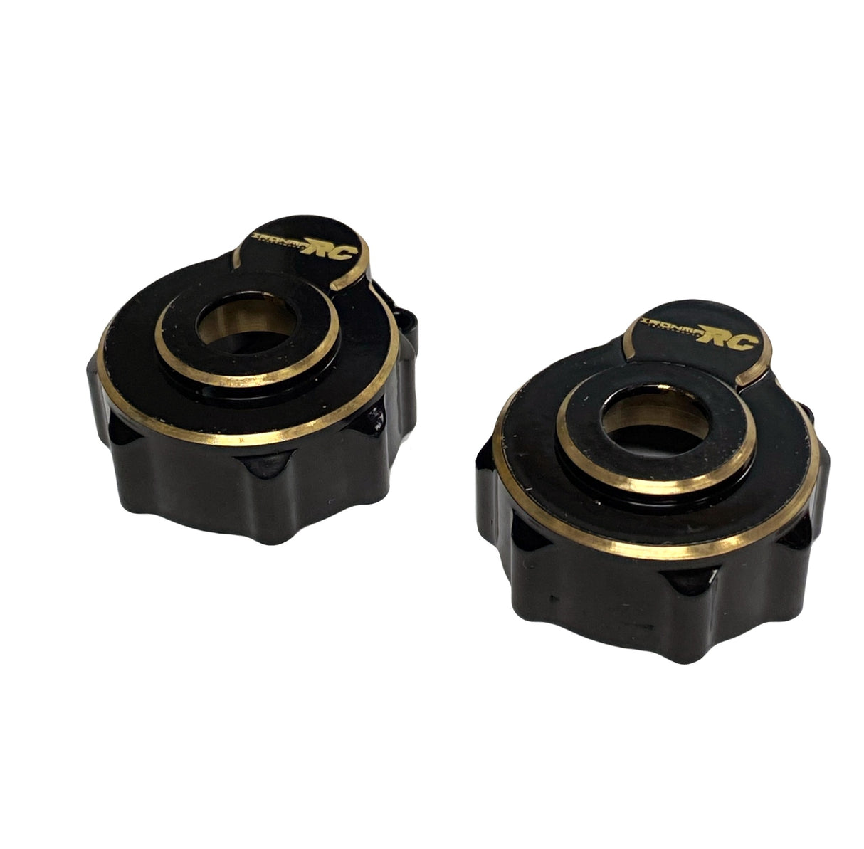 IronManRc TRX -4 CARCASA DE PORTAL EXTERIOR DELANTERO/TRASERO DE LATÓN NEGRO
