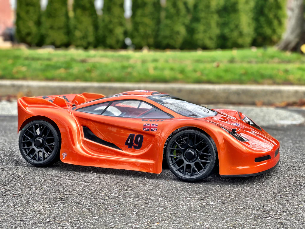 DELTA PLASTIK 0122 - MCLAREN 2 1/8 SCALE GT RC CAR BODY
