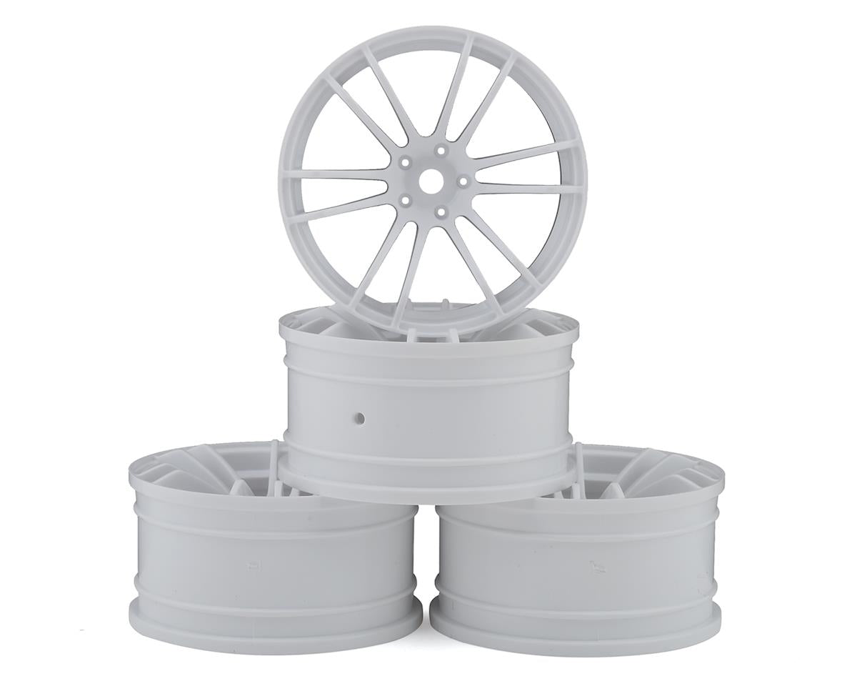 Juego de ruedas MST 832063W TSP (blanco) (4) (desplazamiento de 5 mm) con hexágono de 12 mm
