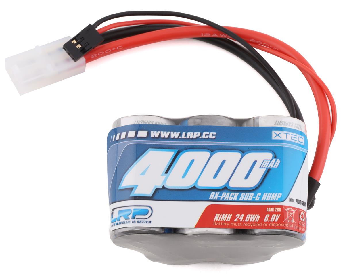 Pack récepteur LRP XTEC 5 cellules 6,0 V "Long Life" 1/5 NiMH Hump (4000 mAh)