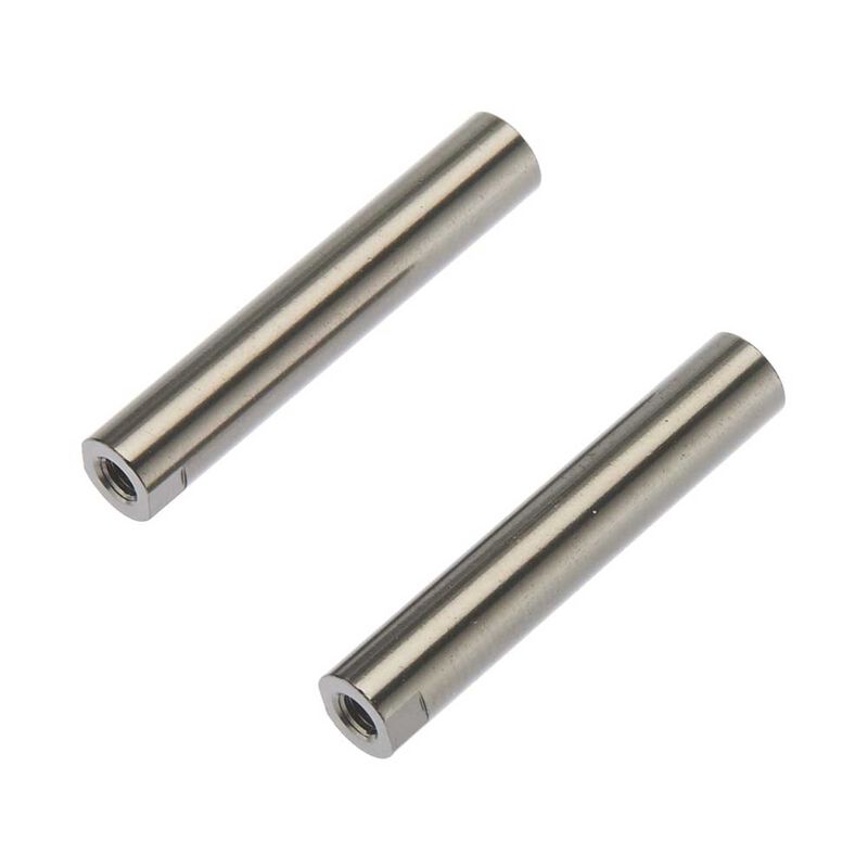 Axial - AXIC3517 Tubo Aluminio Roscado 6x33mm Gris (2)
