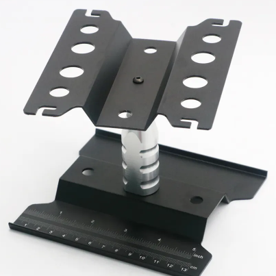 Soporte de trabajo IronManRc 1/8 1/10 plataforma ajustable de montaje completo negro