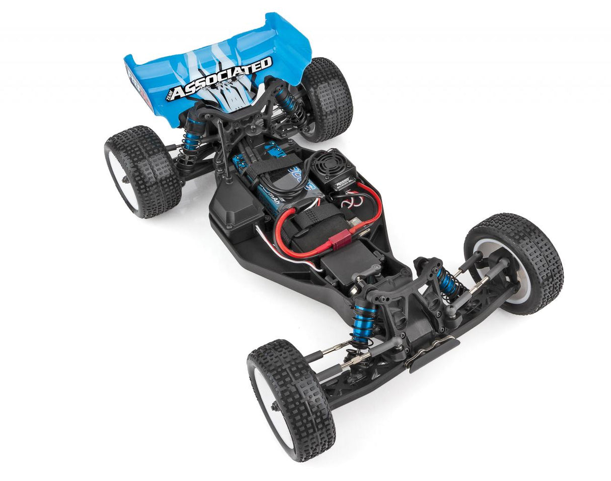 TEAM ASSOCOated ASC90031 RB10 1/10 Buggy eléctrico todoterreno 2wd RTR, azul