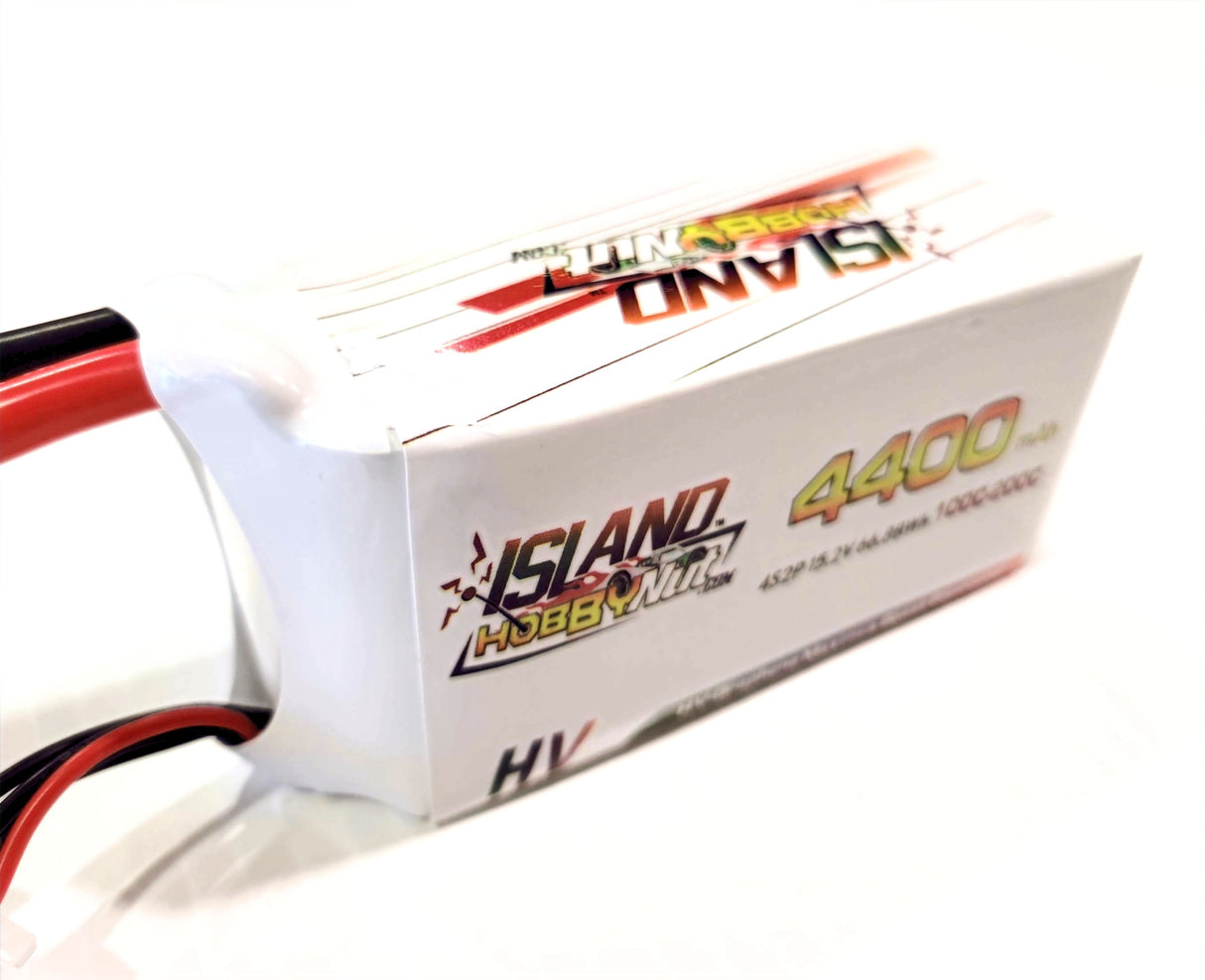 IslandHobbyNut 4s 4400 mah 11.1 v 100 - 200C BATTERIE LIPO