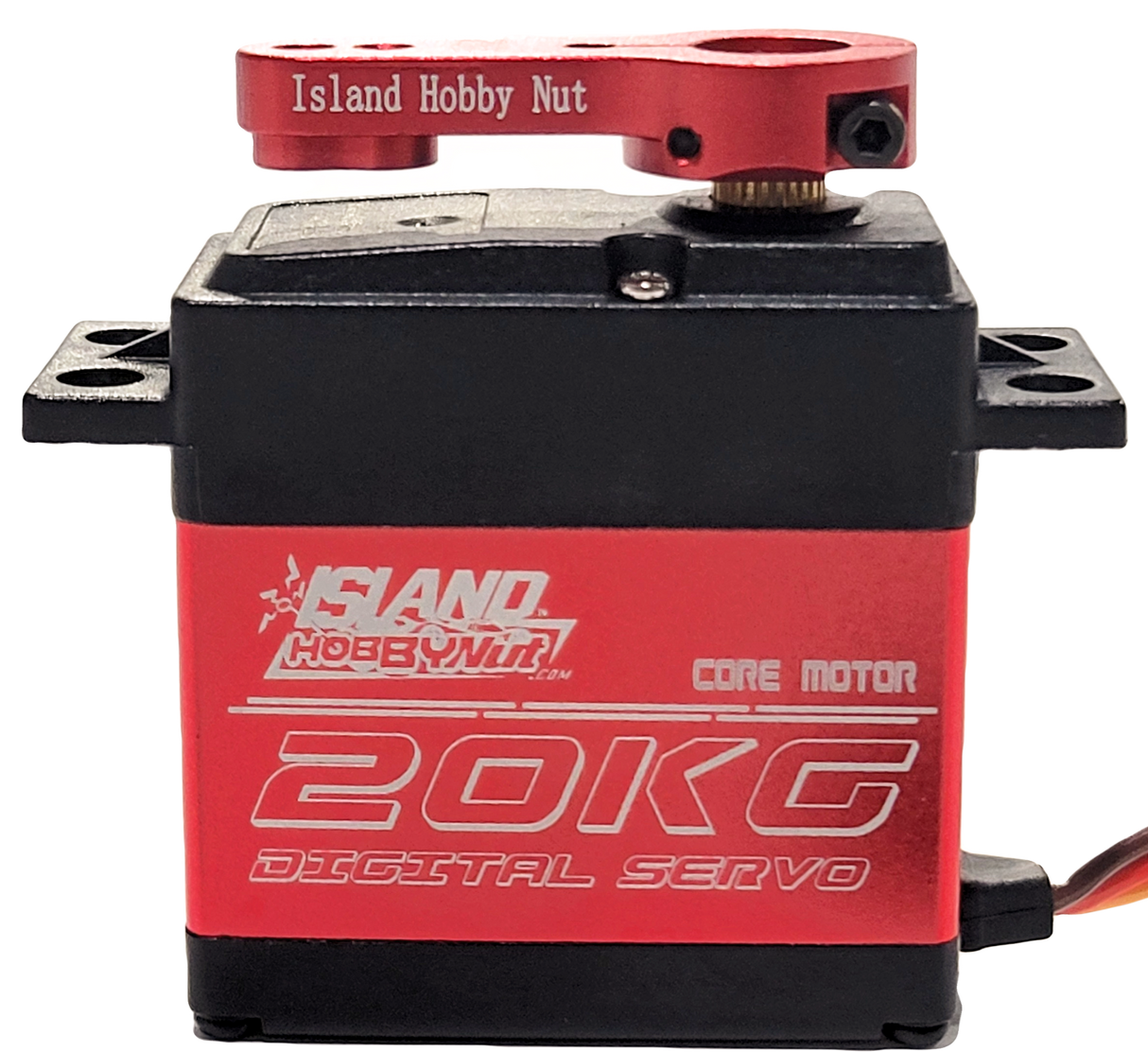 IslandHobbyNut Servo à engrenages métalliques étanche à couple sur chenilles de 20 kg